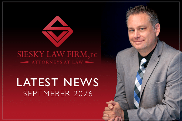 Siesky Law Latest News – September 26